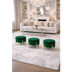 Pufa Okrągłą Noga Złota Matowa  Kolory Rozmiary Fi 35 - 40 - 45 - 50 - 55 - 60 - 65 - 70 - 75 - 80 - 85 - 90 - 95 - 100 cm